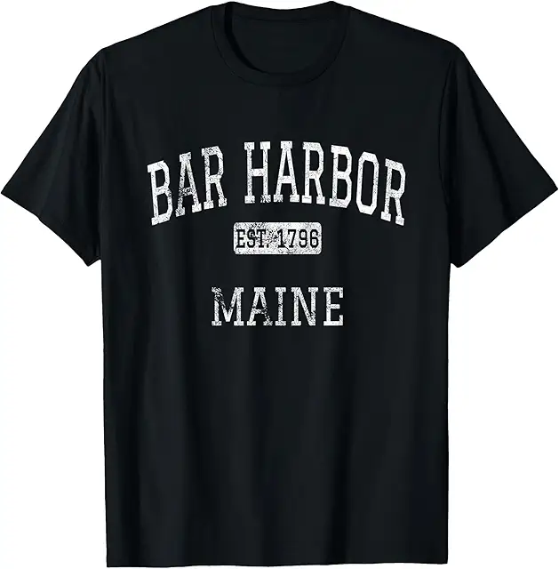 bar harbor tshirt